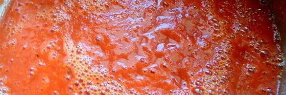 томатный суп с перцем и рисом