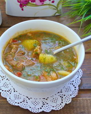 Цыганский острый суп