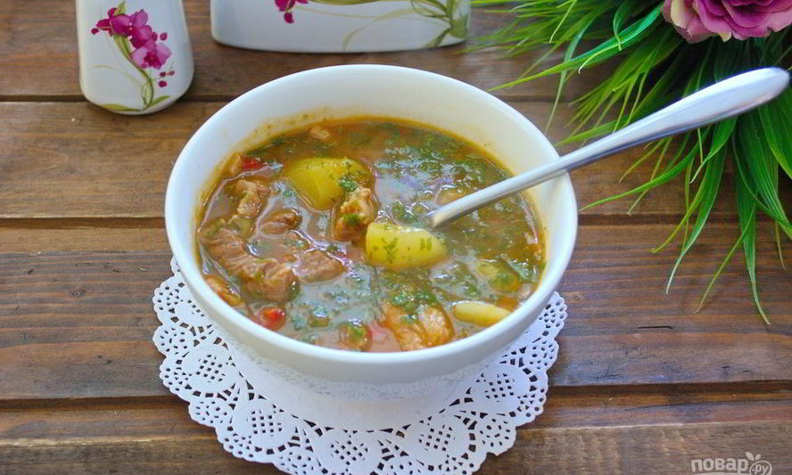 Рецепт цыганского острого супа