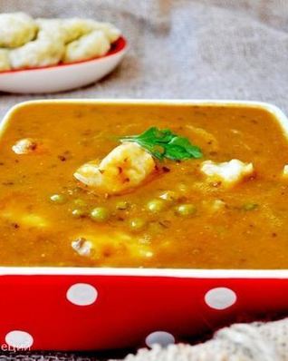 Тыквенный суп с разноцветной чечевицей