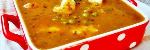 тыквенный суп с разноцветной чечевицей