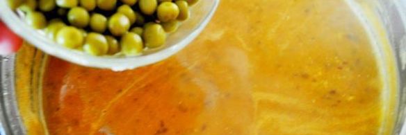 тыквенный суп с разноцветной чечевицей