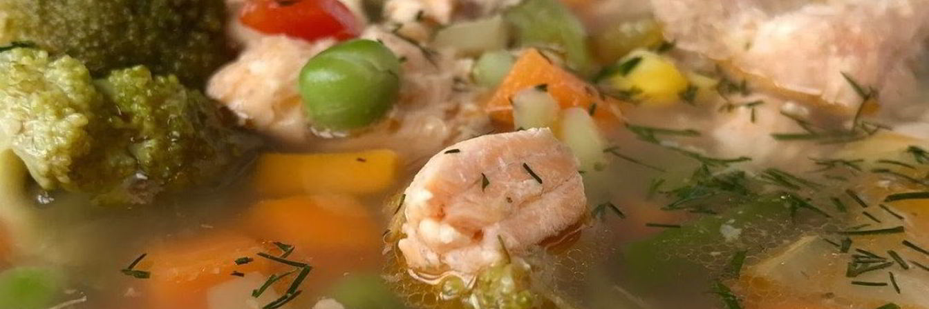 Уха из красной рыбы