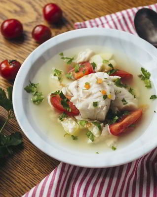 Уха из судака