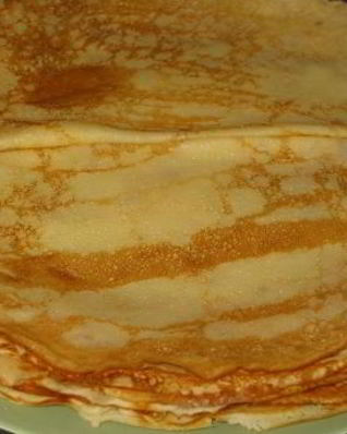 Блинчики на кислом молоке без яиц