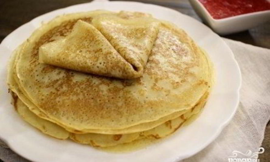 Рецепт блинчиков на завтрак