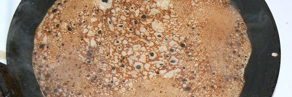 блинчики пшенично-гречневые