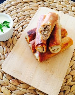 Блинчики с мясом