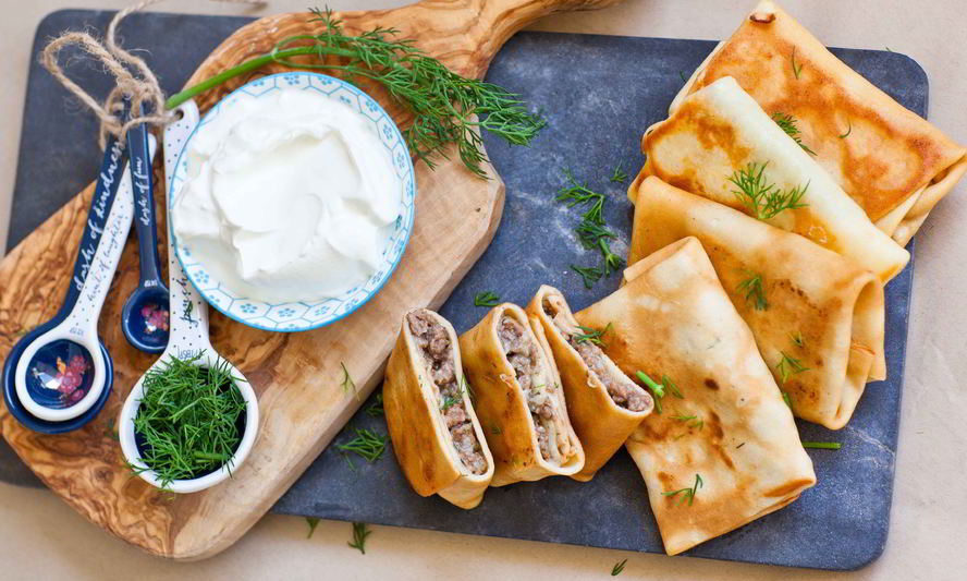 Рецепт блинчиков с начинкой