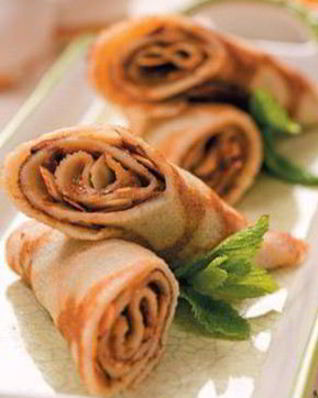 Блинчики с орехами