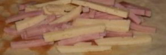 блинчики с ветчиной и сыром