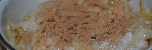 блинчики с яблоками