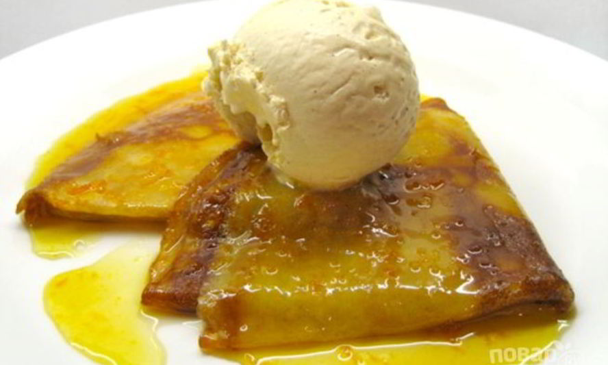 Рецепт блинчиков сюзетт