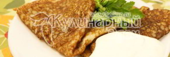 блины кислые