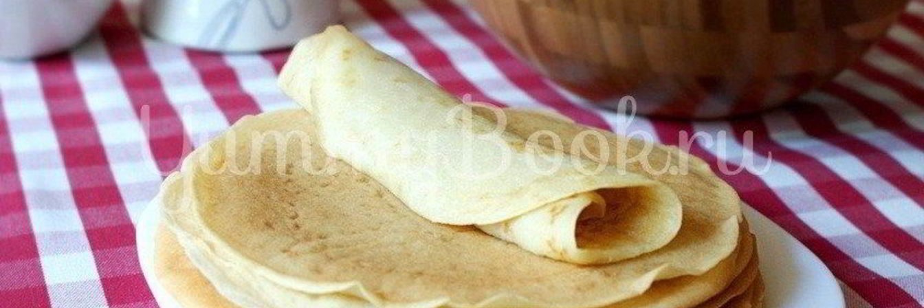 Блины на кефире