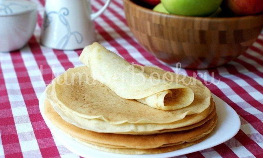Рецепт блинов на кефире