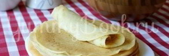 блины на кефире