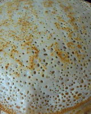 Блины с дырочками на молоке