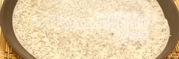 блины с маком