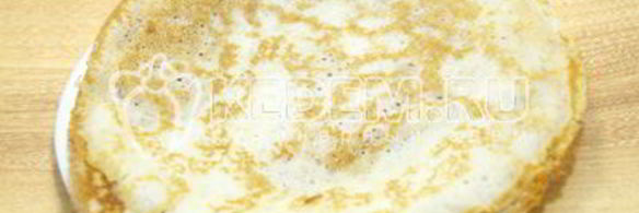 блины с семгой