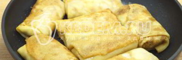 блины с творогом и изюмом