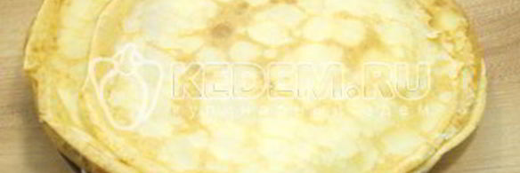 блины с творогом и изюмом