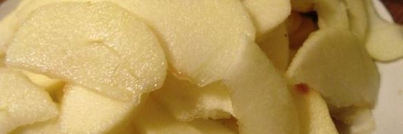 блины с яблоками