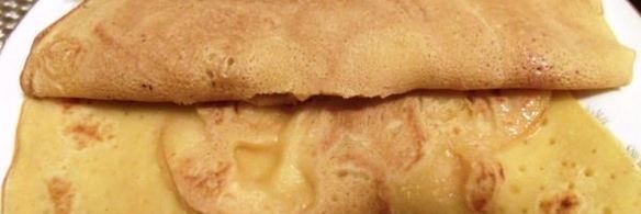 блины с яблоками