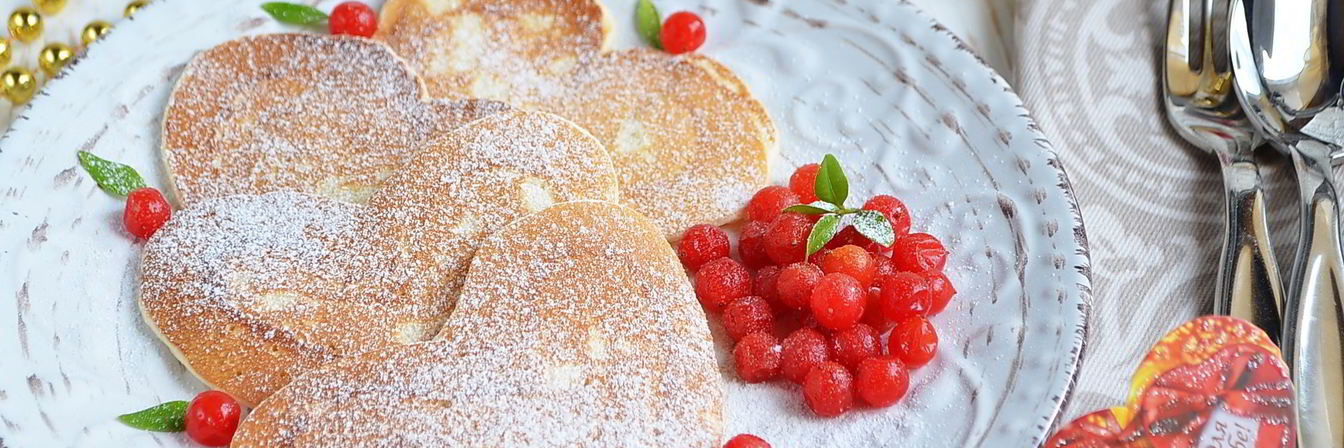 Блины-сердечки