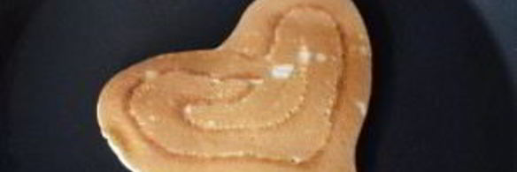 блины-сердечки