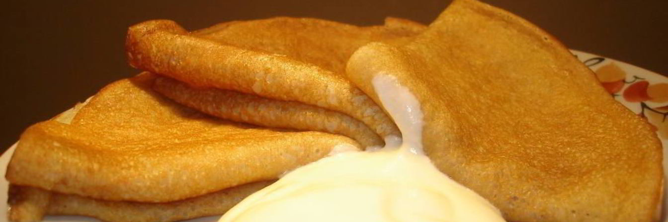 Блины творожные