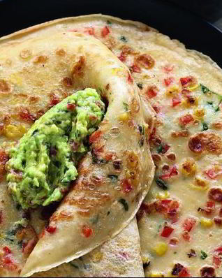 Блины в мексиканском стиле