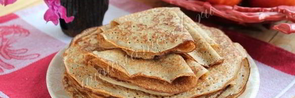 гречневые блины тонкие