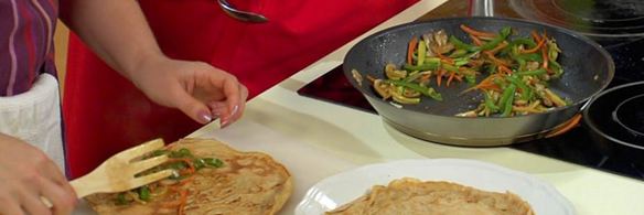 китайские фаршированные блинчики