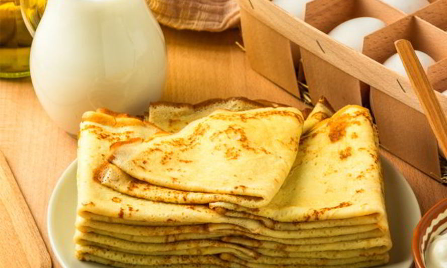 Рецепт классических блинов на молоке