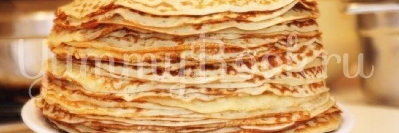 Нежные блинчики в бутылке