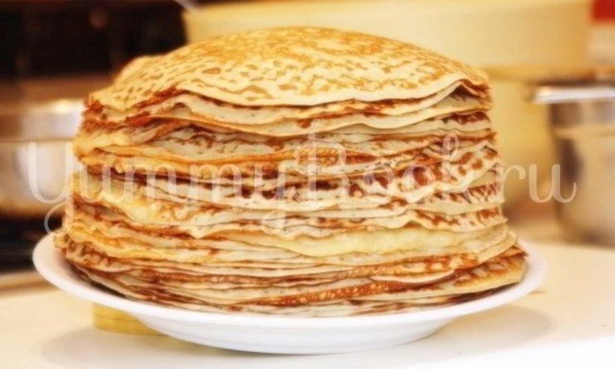 Рецепт нежных блинчиков в бутылке