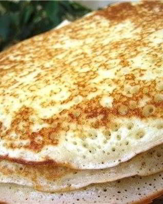 Постные блины из гречневой муки