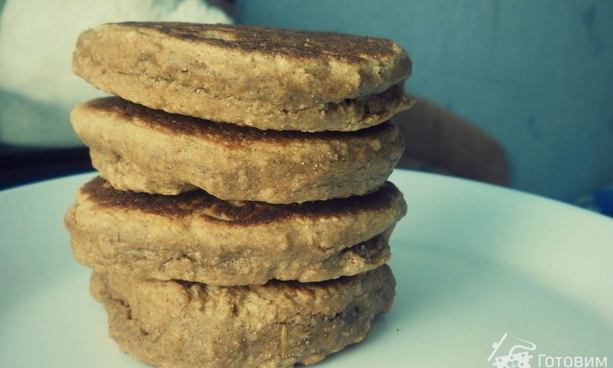 Рецепт воздушных овсяно-кукурузные панкейки