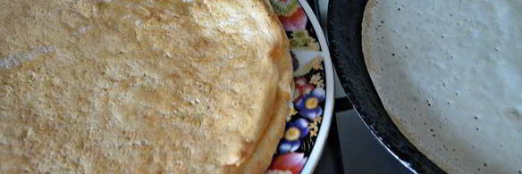 заварные блины на кефире