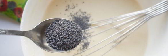 заварные лимонные блины с маком