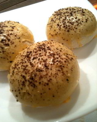 Бездрожжевые булочки с курагой