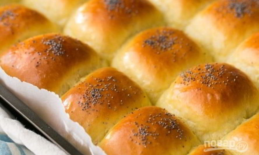 Рецепт булочки с маком