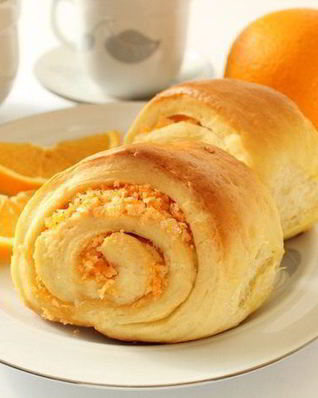 Булочки апельсиново-кокосовые