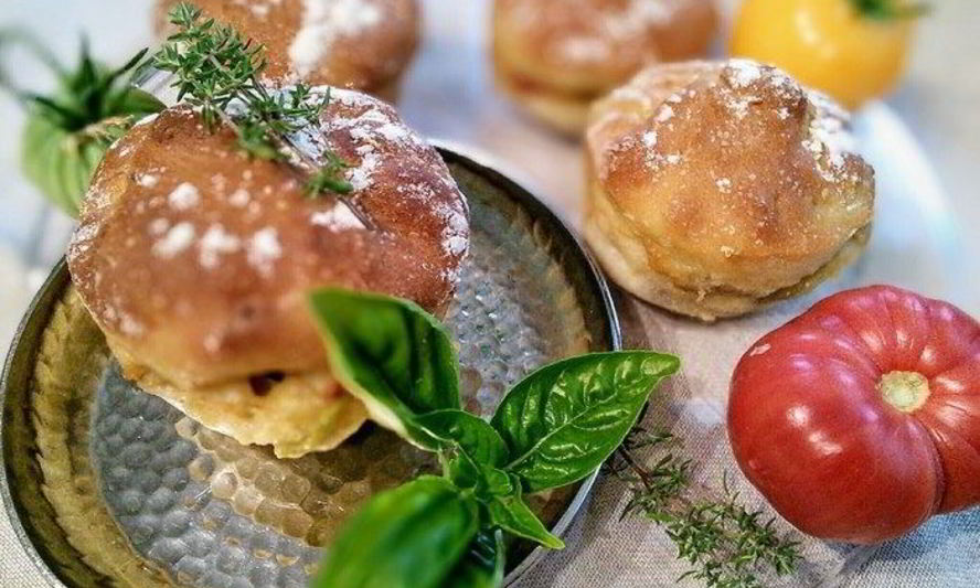 Рецепт булочек, фаршированных рататуем