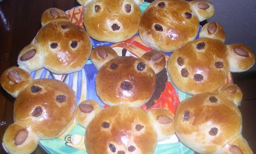Рецепт булочек мишки для моей маленькой зайки