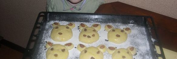 булочки мишки для моей маленькой зайки
