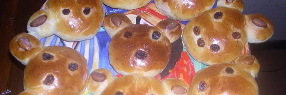 булочки мишки для моей маленькой зайки