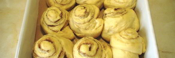 булочки с корицей, творогом и маскарпоне