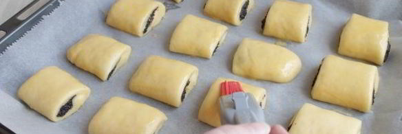 булочки с маком